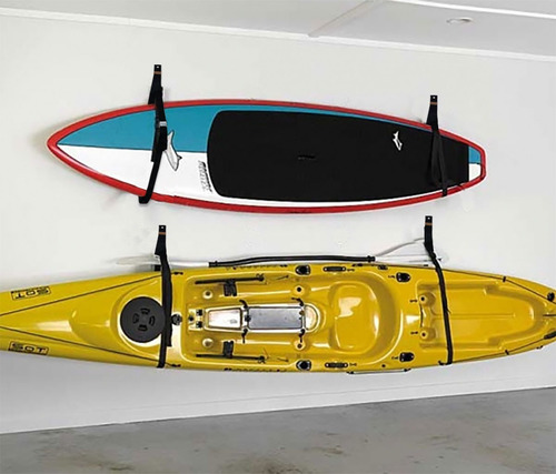 Imagen 4 de 10 de Soporte Pared Colgante Regulable Kayak Tablas Surf Sup Kite