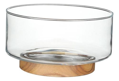 Bandeja Nórdica Para Servir Con Pedestal De Madera, S