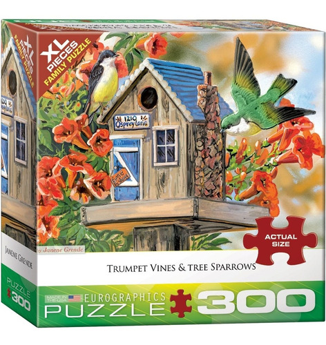 Puzzle De 300 Piezas Xl Trumpet Vines - Eurographics  