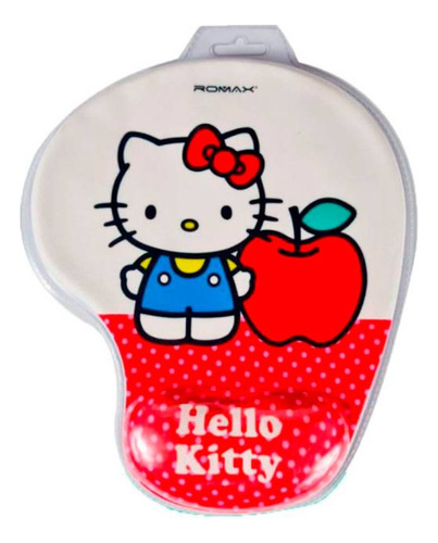 Mouse Pad Ergonomico Gamer Diseño Hello Kitty Reposa Muñeca