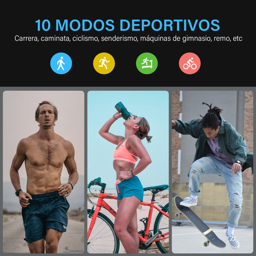 Imagen 4 de 8 de Reloj Inteligente,smartwatch Para Hombres,reloj Deportivo