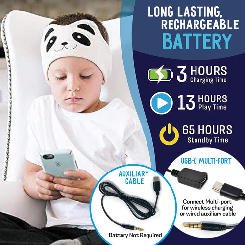 Auriculares Inalámbricos Para Niños Pequeños Cozyphones 3.0