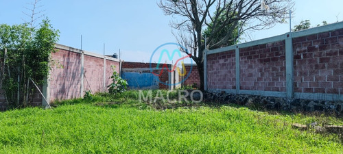 Terreno En Venta En Yecapixtla Con Conexión A Servicios Y Con Bardas Propias