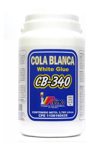 Cola Blanca Pega Reinco Para Madera Galon Somos Tienda