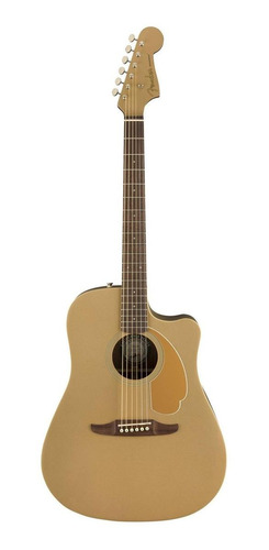 Imagen 1 de 4 de Guitarra electroacústica Fender  California Redondo Player bronze satin
