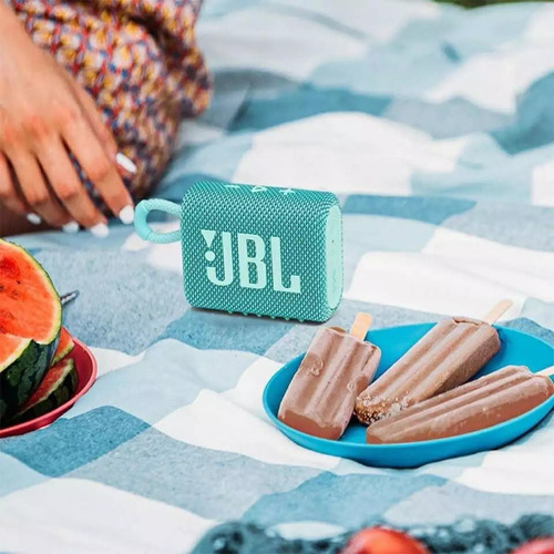 Imagen 2 de 6 de Parlante Jbl Go 3 Portátil Con Bluetooth Teal Nuevo!