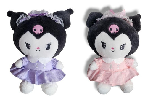 Set 2 Peluches Kuromi  35cm Grandes Hello Kitty 