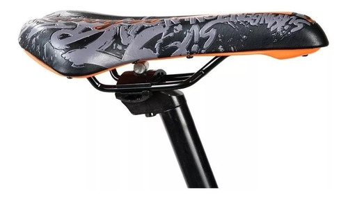 Bicicleta Mercurio Ranger Aluminio 21 Velocidades Rodada 26 Color Naranja