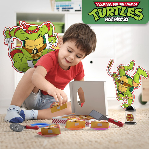 Set De Juguetes De Pizza Para Niños, Cocina Jugar, Rebanar Y Color