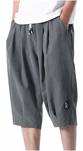 Pantalon Corto Deportivo Para Hombre Bolsillo Secado