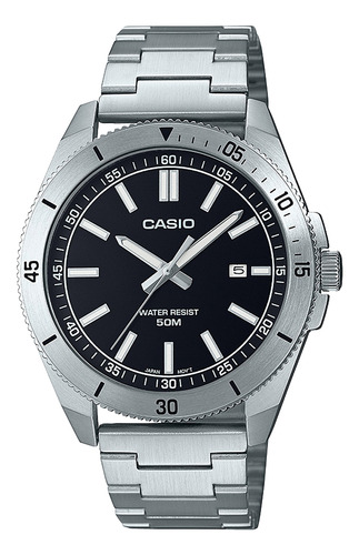 Reloj Casio Mtp-b155d-1e Acero Hombre Plateado