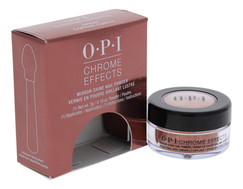 Polvo De Uñas Opi Chrome Effects Copper-t Para Gel Y Laca