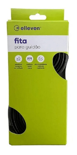 Fita Guidão Speed Preta Elleven Bike Ciclismo