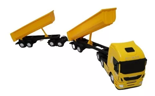 Iveco Tanque Amarelo Zero Km Bitrem Brinquedo Hi S Way