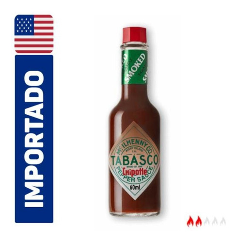 Molho De Pimenta Chipotle Tabasco Vidro 60ml