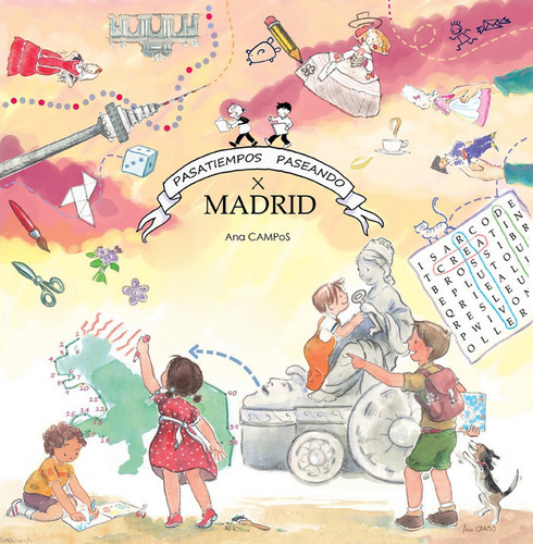 Pasatiempos Paseando Por Madrid (libro Original)