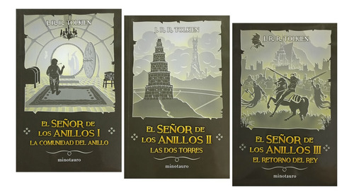El Señor De Los Anillos - Tolkien - 3 Tomos - Minotauro
