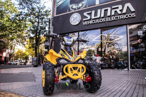 Mini Cuatriciclo Electrico Para Niños 800w Sunra + Casco / M