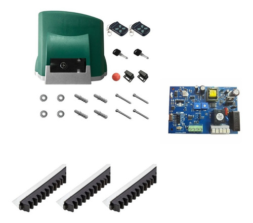 Imagen 1 de 2 de Kit De Motor Veloti 800kg 3mt Cremallera 2controles