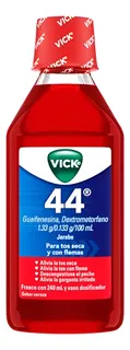 Jarabe Vick 44 Para Tos Seca Y Con Flemas Sabor Cereza 240ml