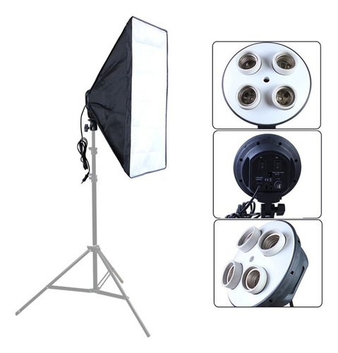 Softbox Caja Suavizadora 50x70cm Difusor Socket