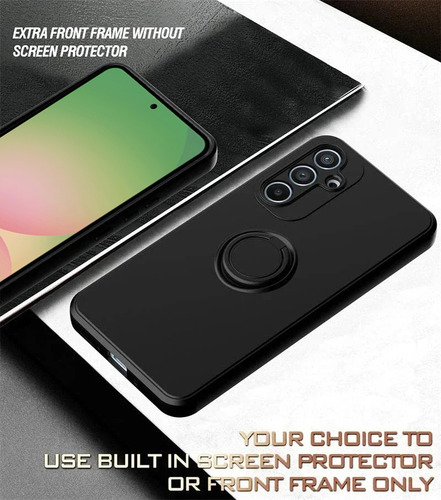 Funda De Silicona Liquid Ring Para Samsung A56 A36 A26 A16 A34 A15 A25 A35 A53 A52 A33 A13 A14 A54 Galaxy A55 5g