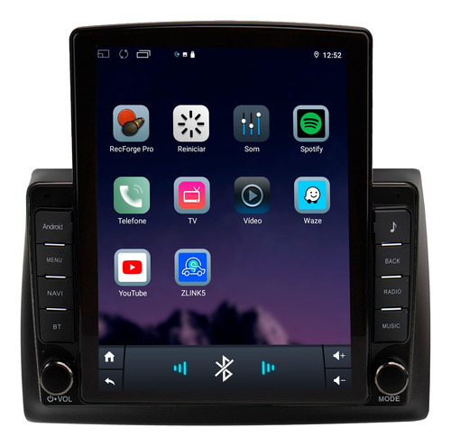 Multimídia Tesla Fiat Stilo 2+64gb Quadcore Carplay 9.7p