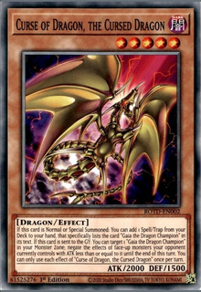 the Cursed Dragon 1st Edition Ultra Rare YuGiOh TCG Details about   LDS1-EN118 Curse of Dragon