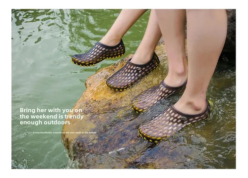 Sandalias De Playa Con Suela De Masaje Para Hombre, Zuecos D