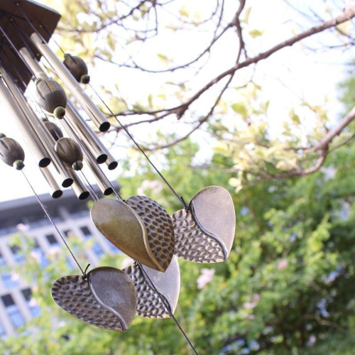 Carillón Campanas Viento De Metal C8 Tubos Para Decoración