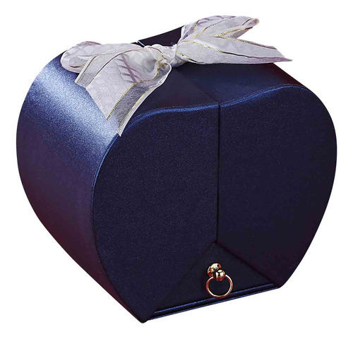 Caja De Regalo Rosa, Collar, Anillo, Perfume Para El Día De