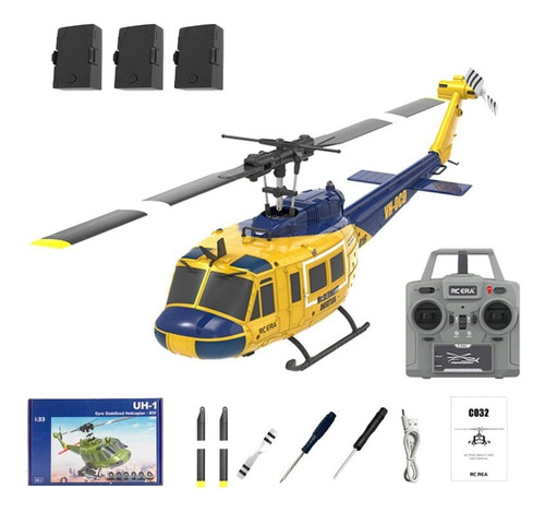 Rc C032 Uh-1 Huey Rc Helicóptero - 2.4g 6ch 1/48 Modelo