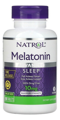 Natrol Melatonin 10mg Con Vitamina B6