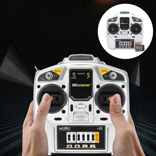 A*gift Transmisor De Radio Mc6c 2.4ghz 6ch Con Mc6c 7rb