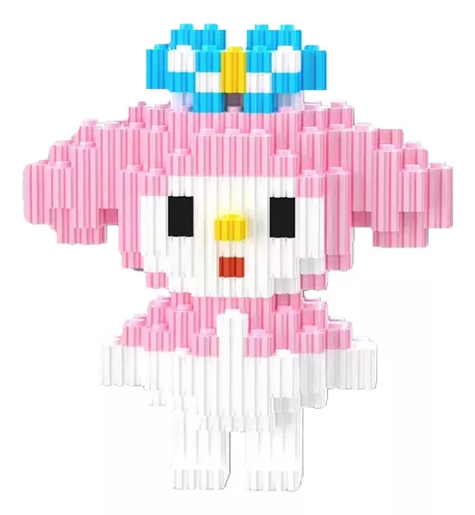 Figuras Armables Bloques Sanrio Hello Kitty My Melody Kuromi