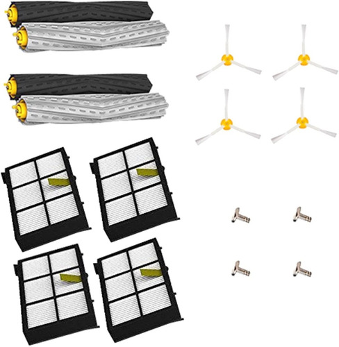 Filtros Hepa,irobot Kit De Cepillos Roomba 800/900/870/980