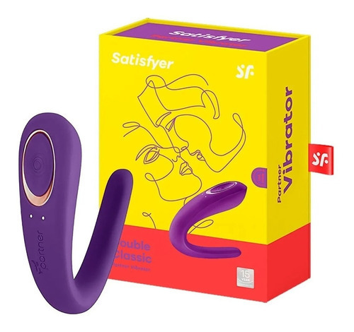 Partner Satisfyer Vibrador Parejas Estilo We Vibe Recargable Color Púrpura