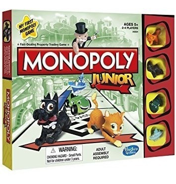 Juego De Mesa Monopoly Junior Original Hasbro A6984*