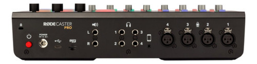 Interface Áudio Producao Para Podcast Rode Caster Pro Rcp Cor Preto 110V