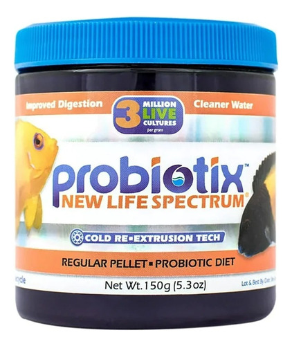 Alimento New Life Spectrum Probiotix 150g Peces Marino