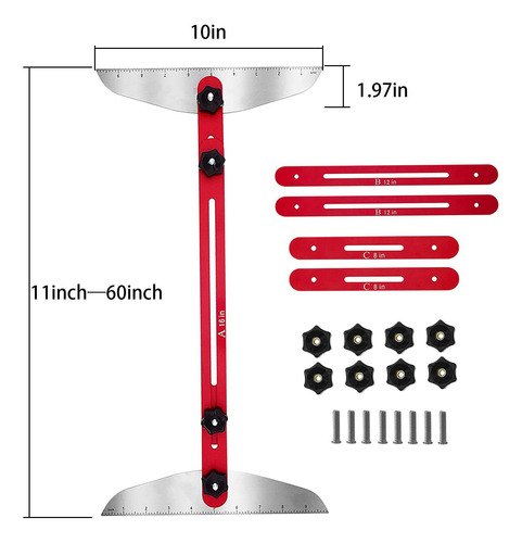 Herramientas Para Escaleras, Calibre De Banda De Rodadura,