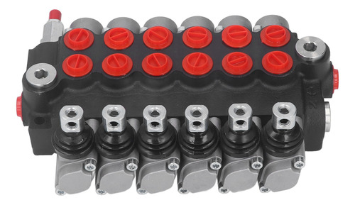 Válvula De Control Del Cargador De Tractor Hidráulico, 6 Bob