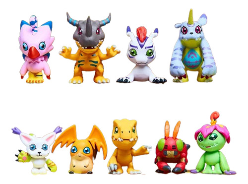 Set De Figuras Anime Digimon Nuevas