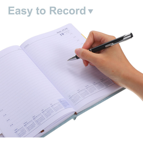 Cuaderno Pu Daily Planner: Cuaderno 2026 Para 365 Días, Tama