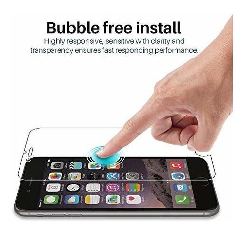 3 Pack Screen Protector For iPhone 6 Frame Installation 9h