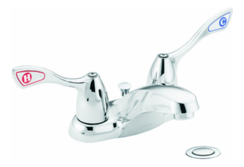 Moen  Commercial M-bition - Grifo De Lavabo Central De 4 Pu.