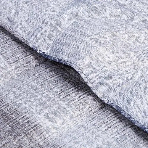 Plumón Algodón Reversible Balder Gris 1,5 Plazas
