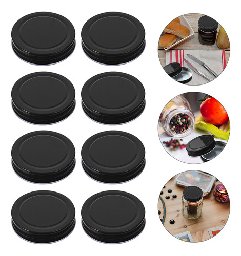 Vasos Mason Jar De Boca Ancha Con Tapa Para Tarros De Crista