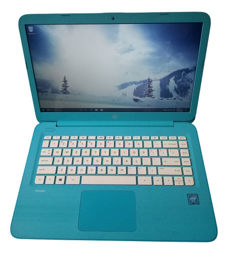 Hp Laptop 14 Intel Celeron 4gb Ram 32gb Ssd Windows 10 Azul Azul (Usado)