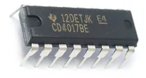 Comprar Cd4017be Divisor Década Flipflop Tipo D 4017 Arduino Pic Avr